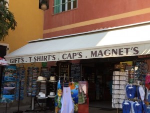 tienda para turistas en Francia