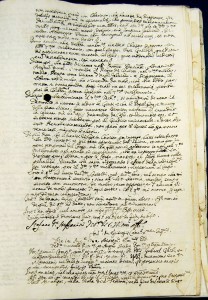 Manuscrito escritura antigua